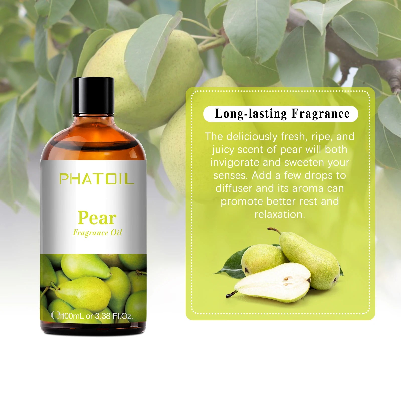 PHATOIL 100ml Aromatherapy Fragrance Oil – Multiple Scents