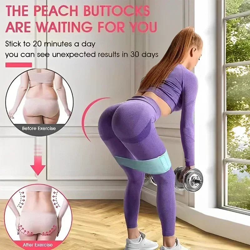 3pcs Fabric Resistance Booty Bands Set