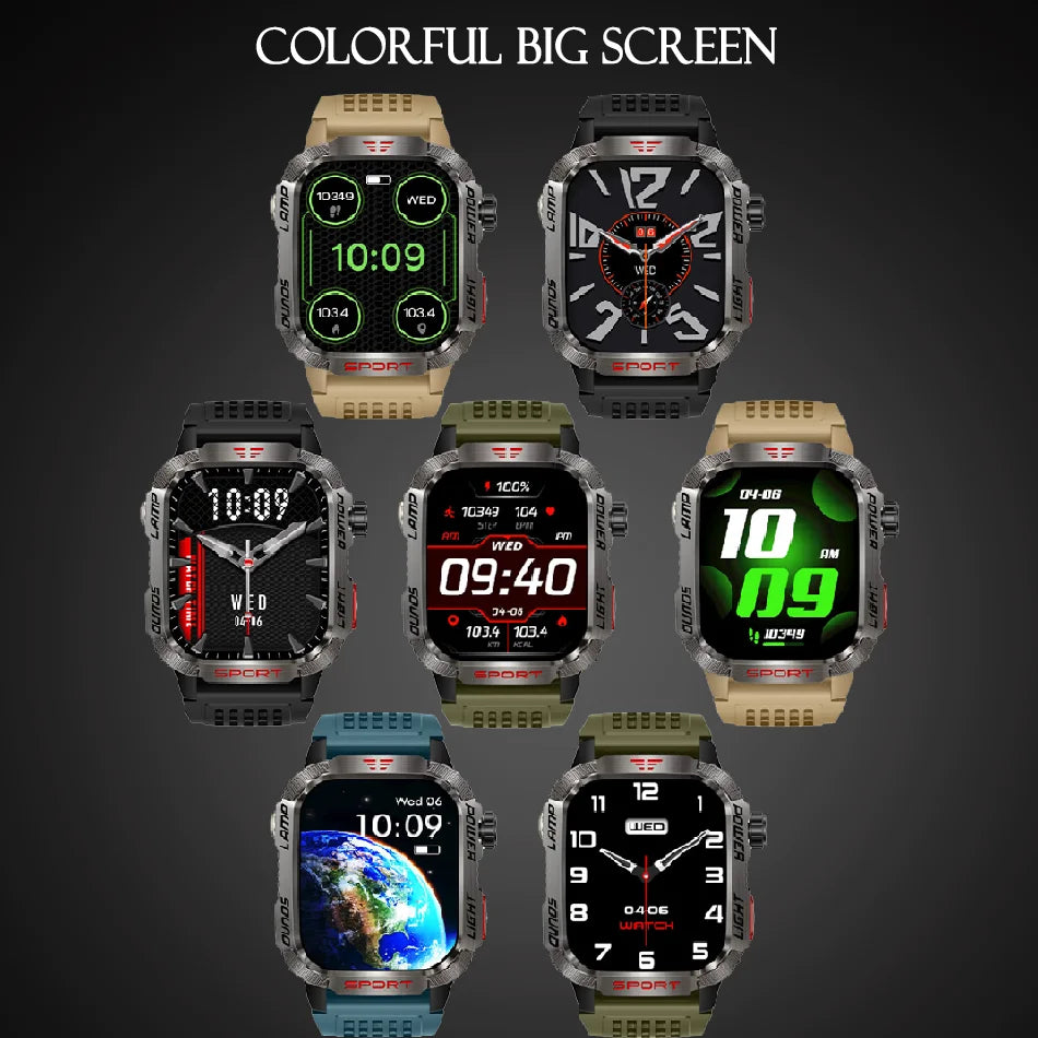 Military GPS Smartwatch for Men
