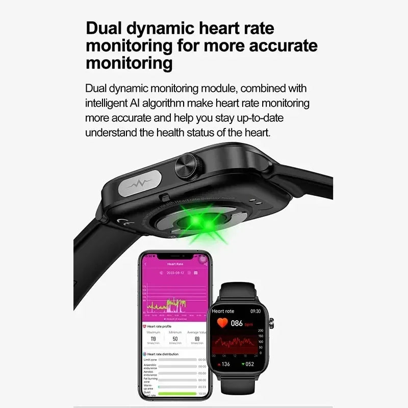 2025 ECG+PPG Health Smartwatch