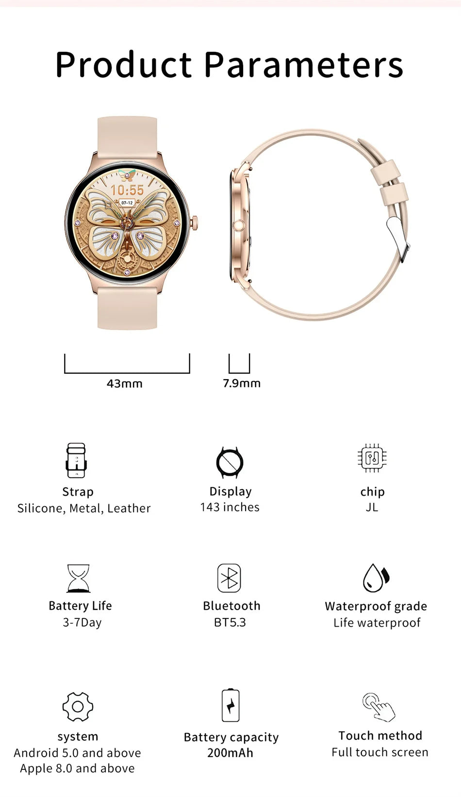 Huawei Ultra Slim AMOLED Smartwatch