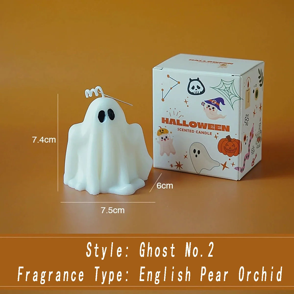 Halloween Ghost Aromatherapy Candle – 1pc