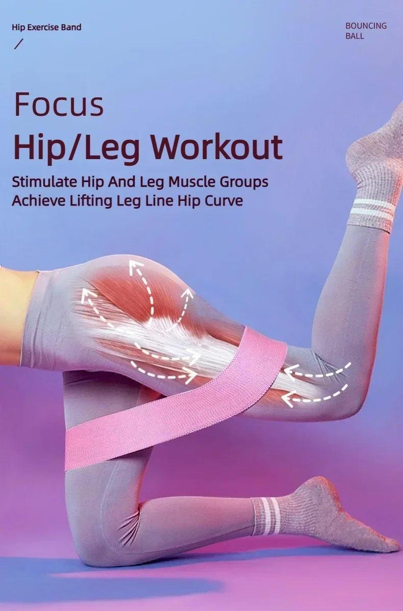 3pcs Fabric Resistance Booty Bands Set