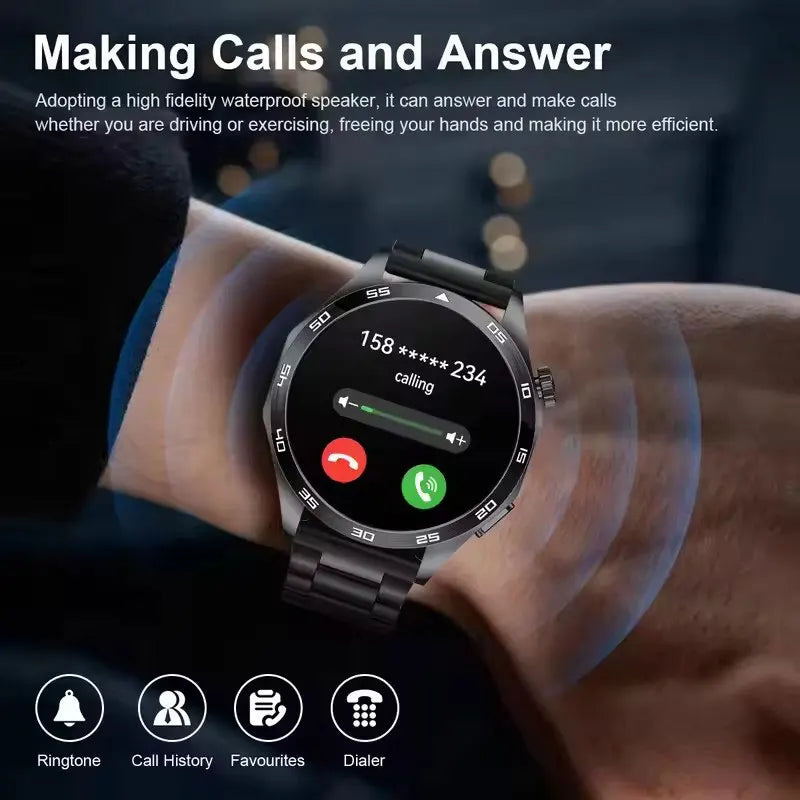 2025 Men’s AMOLED GPS Smartwatch