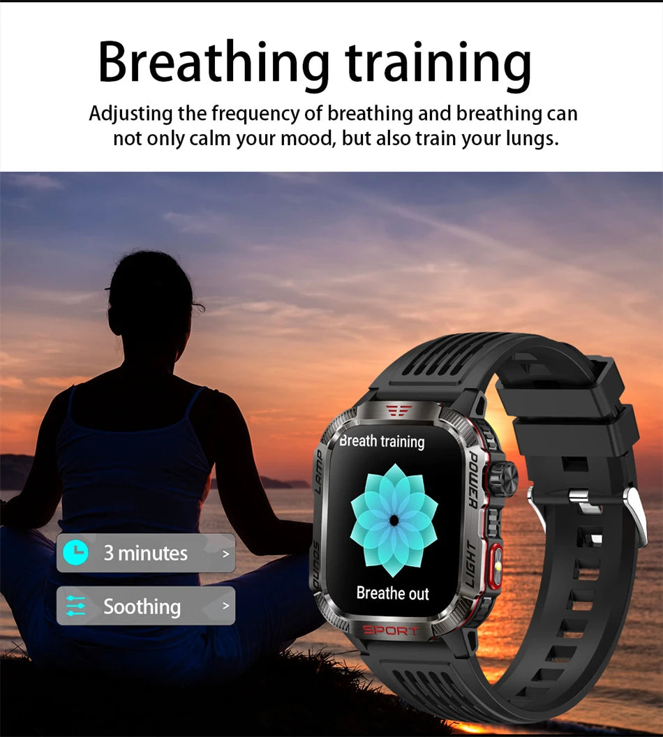 Military GPS Smartwatch for Men